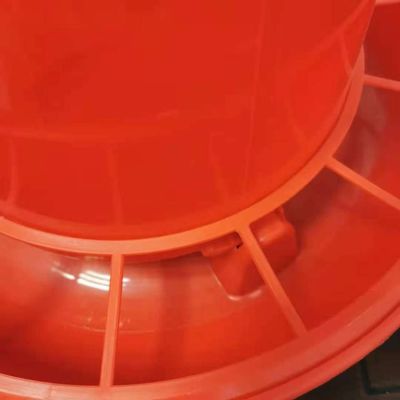 10KG Plastic Hanging Feeder Chicken Feeding Line Parts Red
