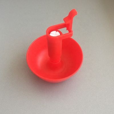Orange PP Quail Nipple Drinker 22x22mm Broiler Drinking Nipple