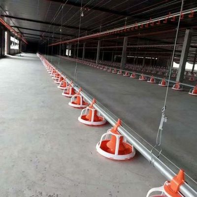 304 SS ABS Auger Feed System Nipple Drinkers For Poultry House