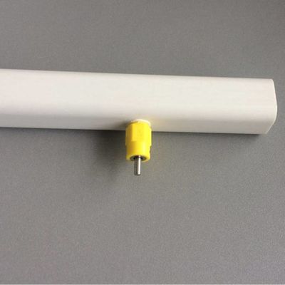 304 SS ABS Auger Feed System Nipple Drinkers For Poultry House