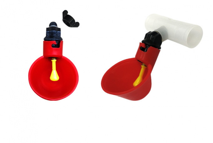 動物農具自動鶏鳥小屋家禽水飲みボウルプラスチック鶏ひよこ家禽乳首酒飲み点滴 5